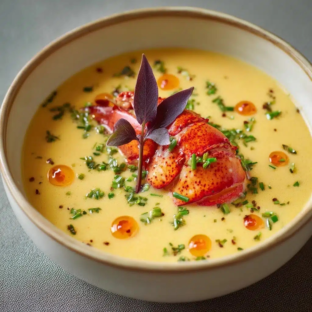 Exquisite Lobster Bisque with Saffron Infusion Recipe - Recipe Image