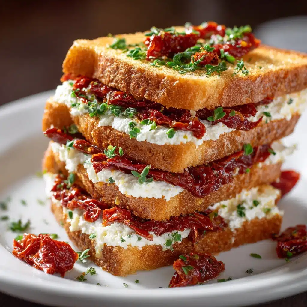 Sun-Dried Tomato and Feta Stuffed French Toast Recipe