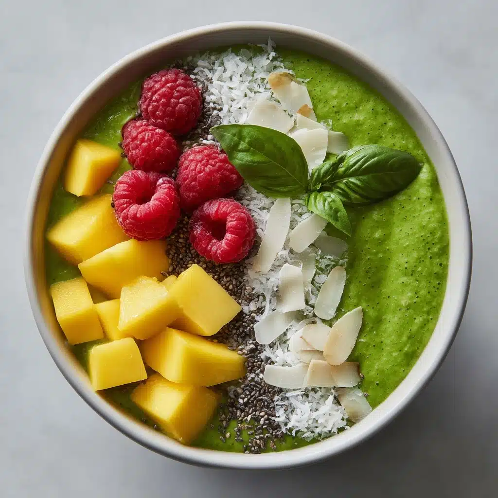 Green Mango Smoothie Bowl Recipe