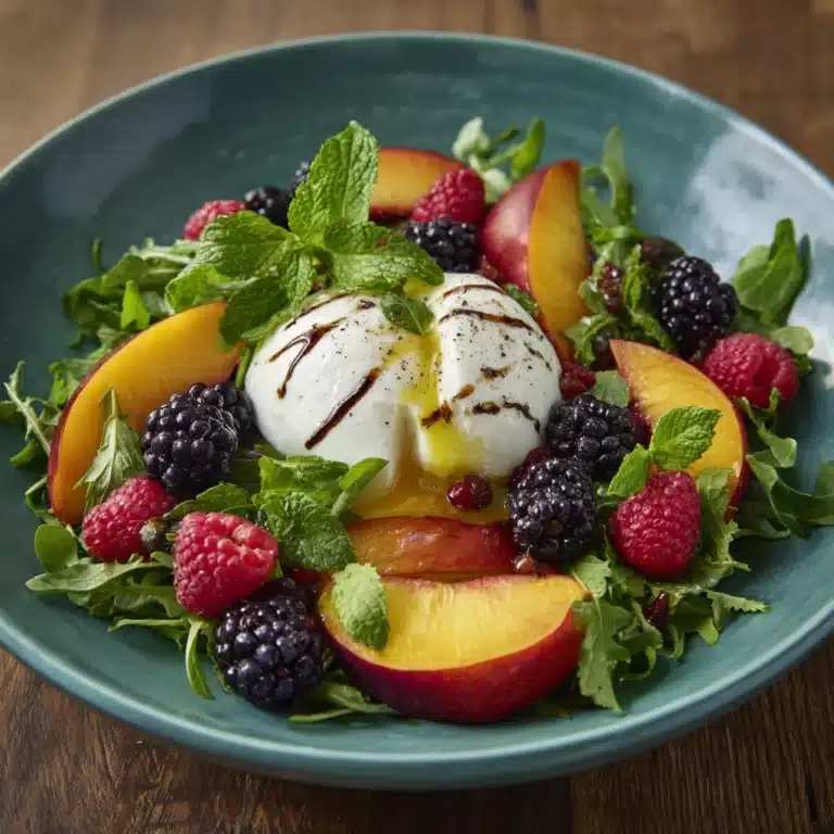 Peach Burrata Salad: A Summer Delight Recipe