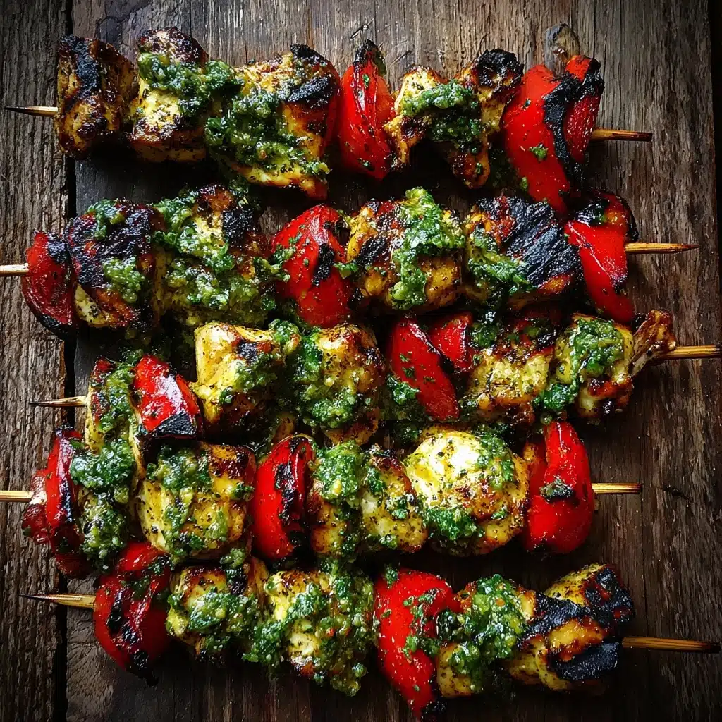 Chicken Pesto Kabobs Recipe