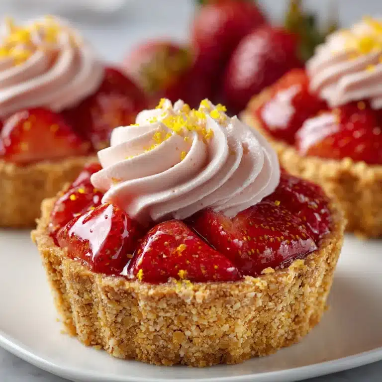 Mini Strawberry Pies with Sugar Cookie Crust Recipe