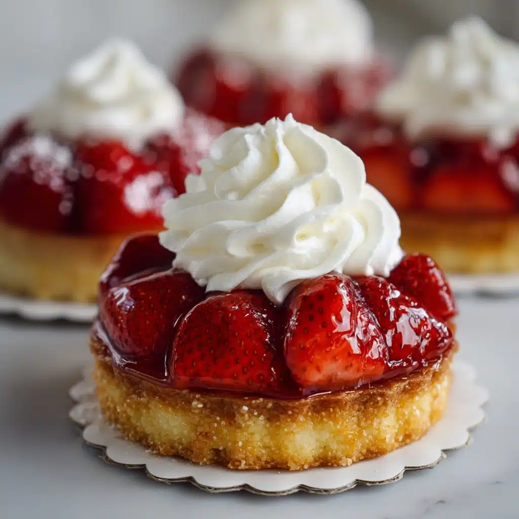 Mini Strawberry Pies with Sugar Cookie Crust Recipe - Recipe Image