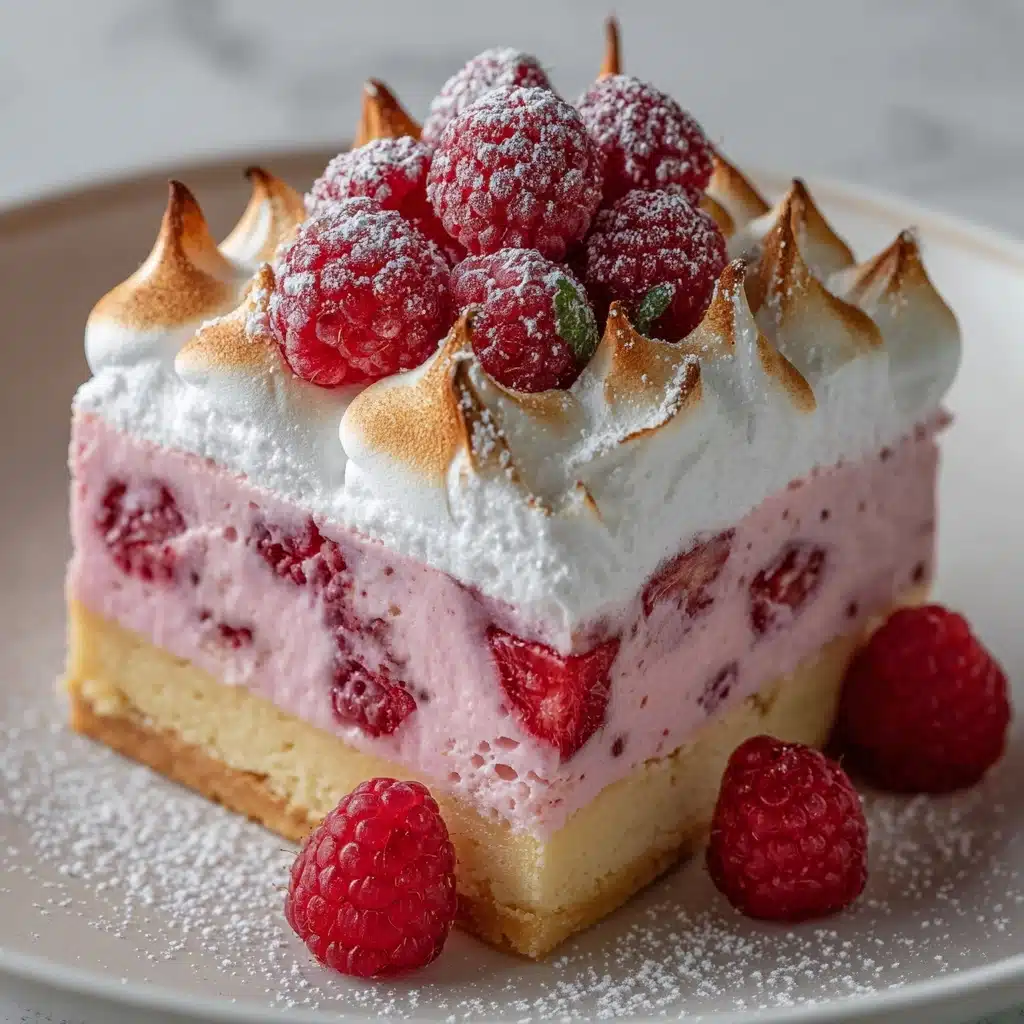 Meringue Roulade with Raspberries Recipe - Recipe Image