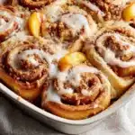 Peach Cobbler Cinnamon Rolls Recipe
