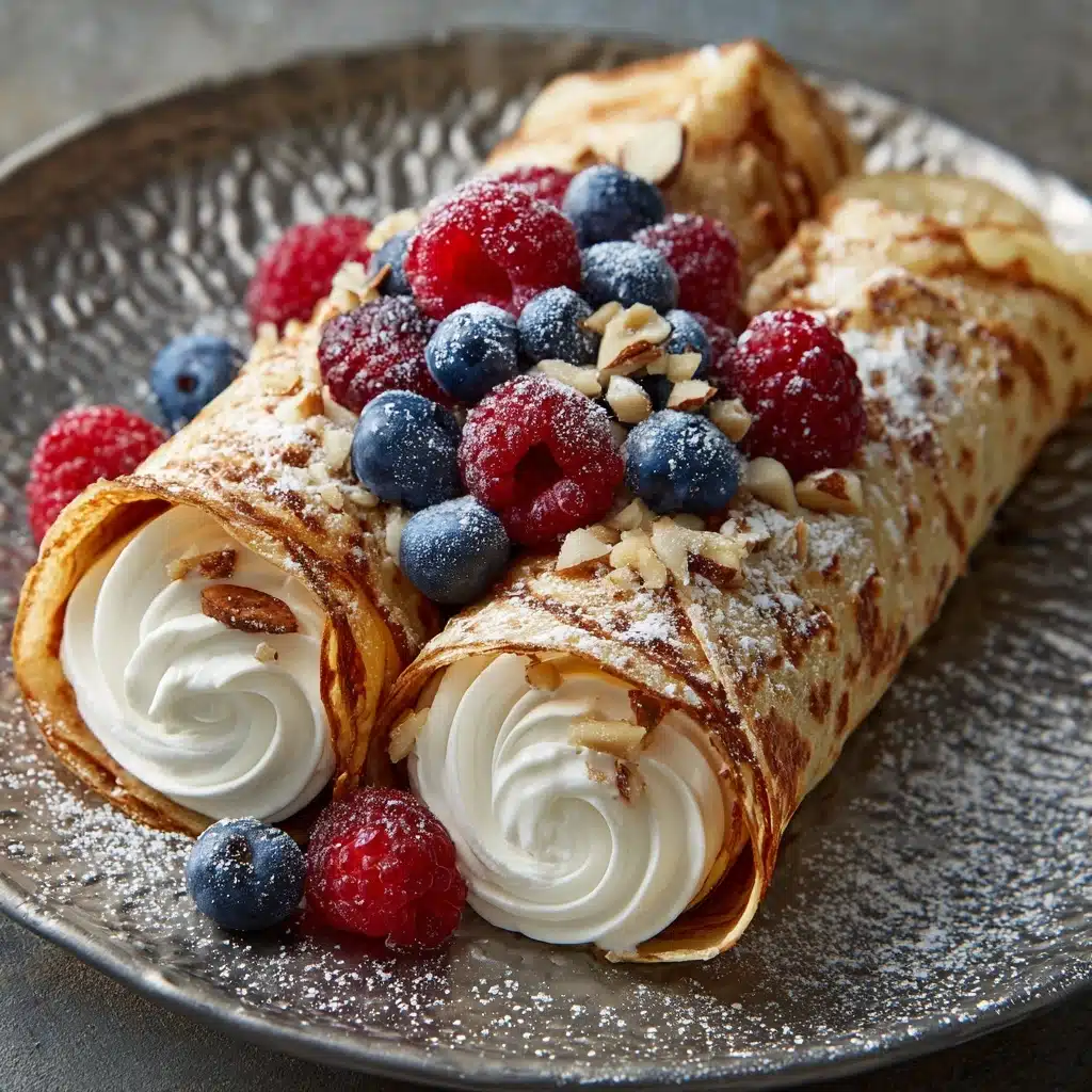 Cheesecake Crepe Roll-Ups Recipe - Recipe Image