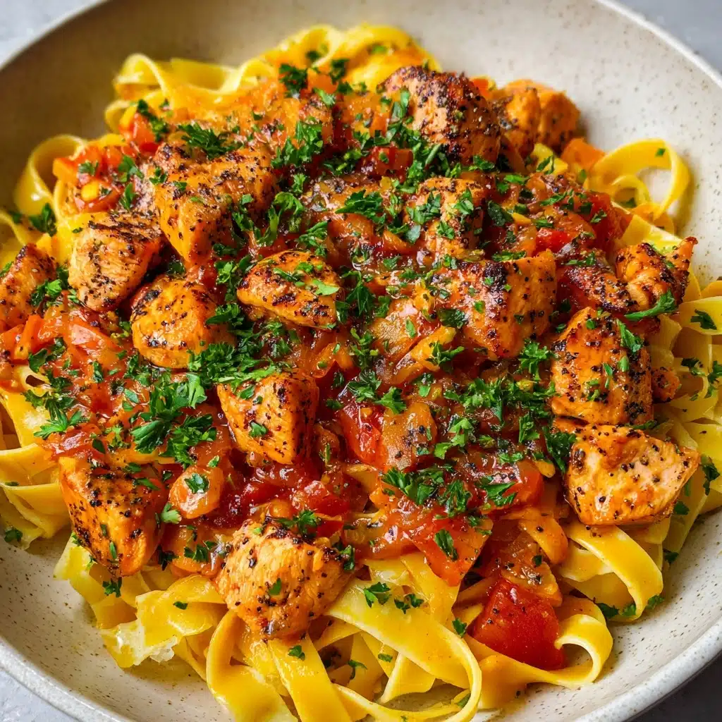 Cowboy Butter Chicken Linguine Recipe - Recipe Image