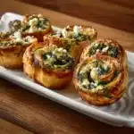 Spinach Feta Pinwheels Recipe