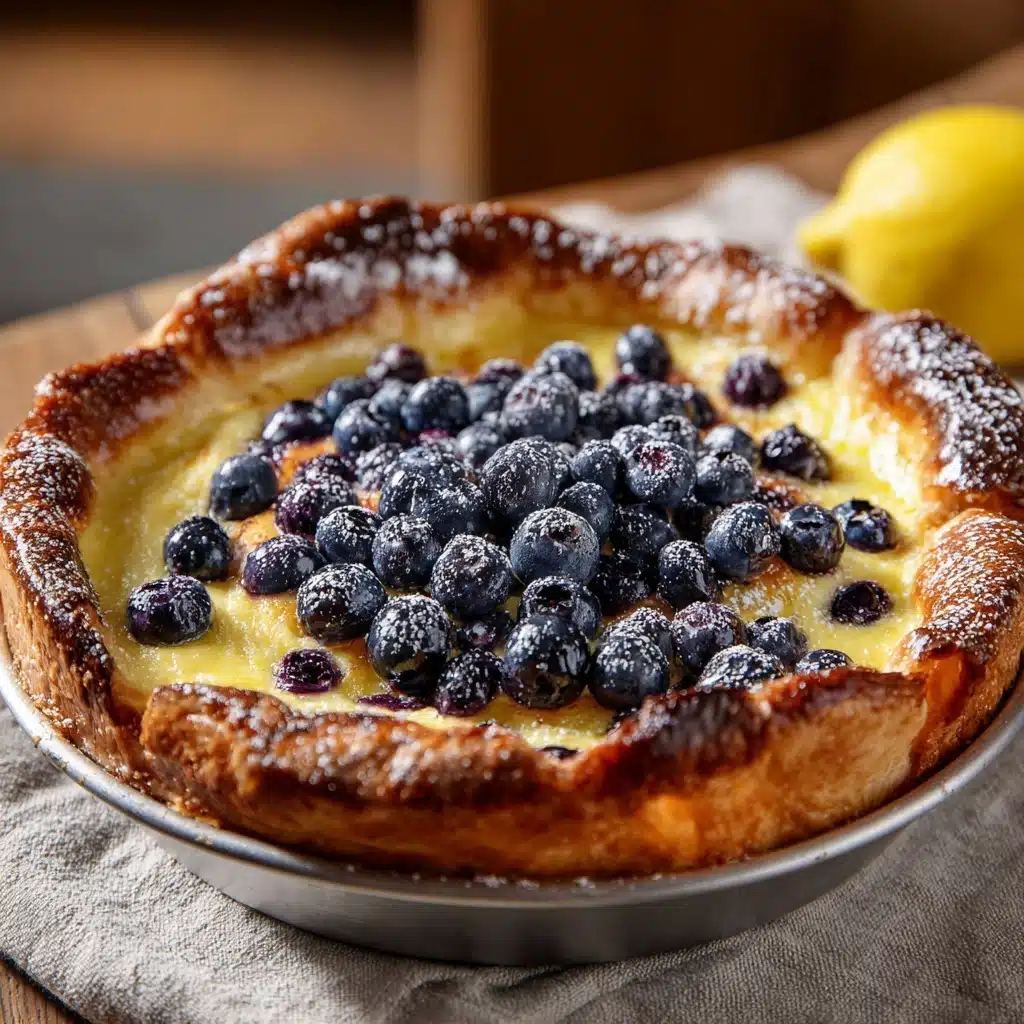 Blueberry Lemon Dutch Baby Recipe