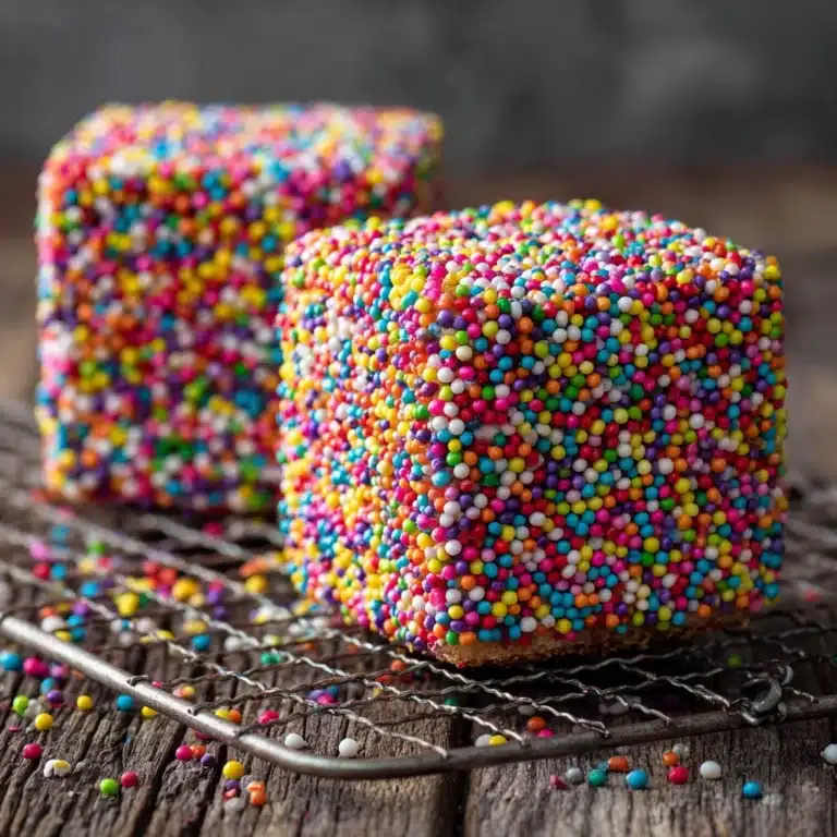 Fairy Bread Lamingtons Recipe