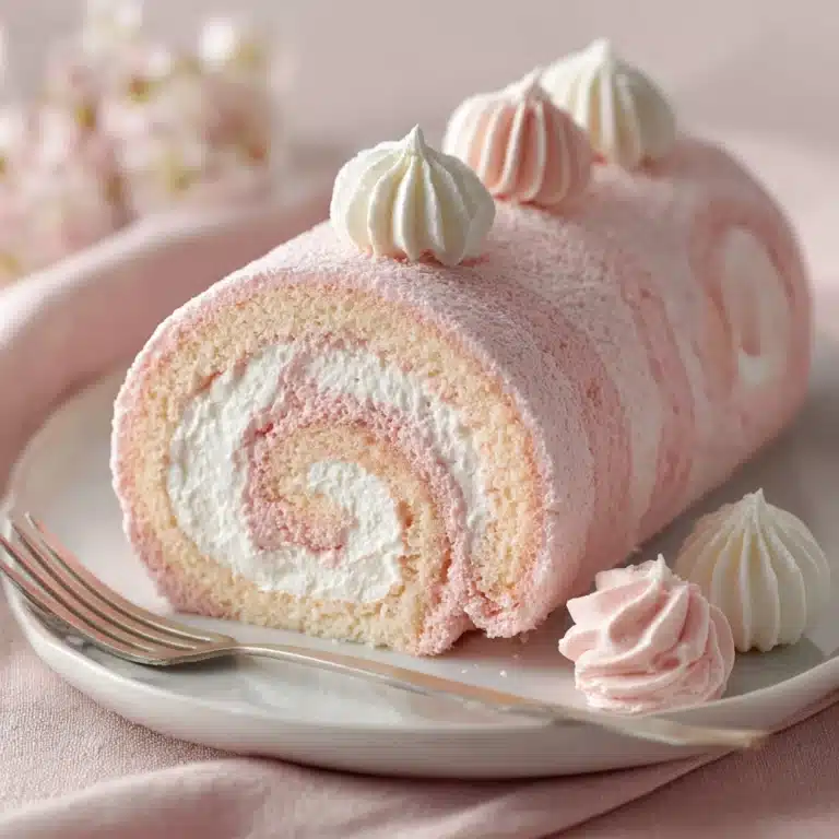 Japanese Cotton Candy Swiss Cake Roll Recipe