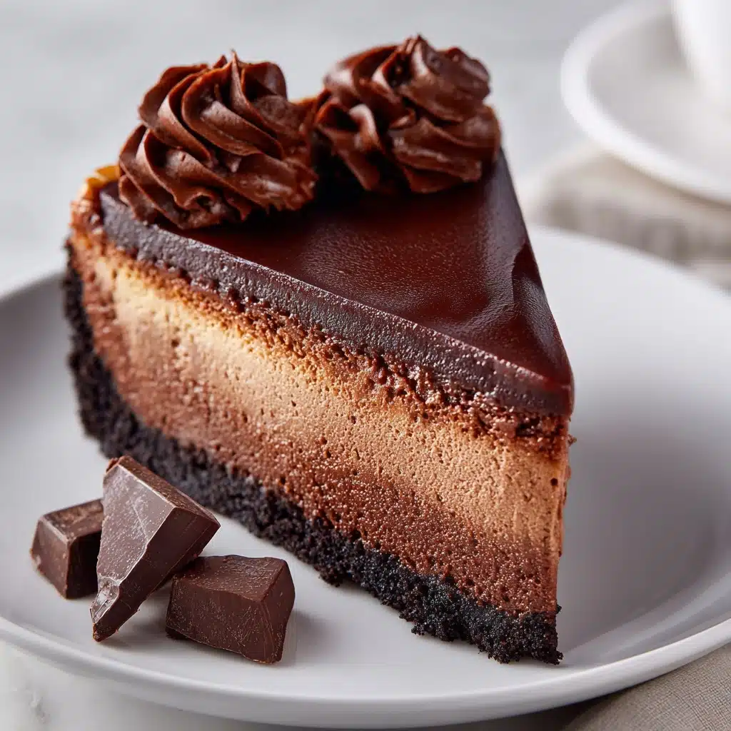Keto Chocolate Cheesecake Recipe - Recipe Image