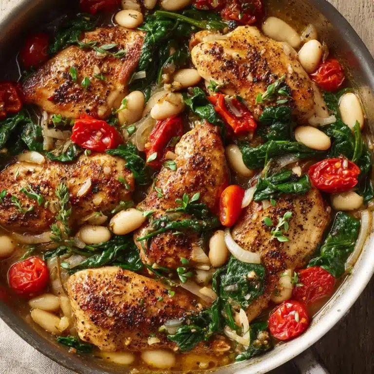 Herbed Chicken with Cannellini Beans Recipe