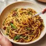 Mongolian Ground Beef and Noodles Recipe