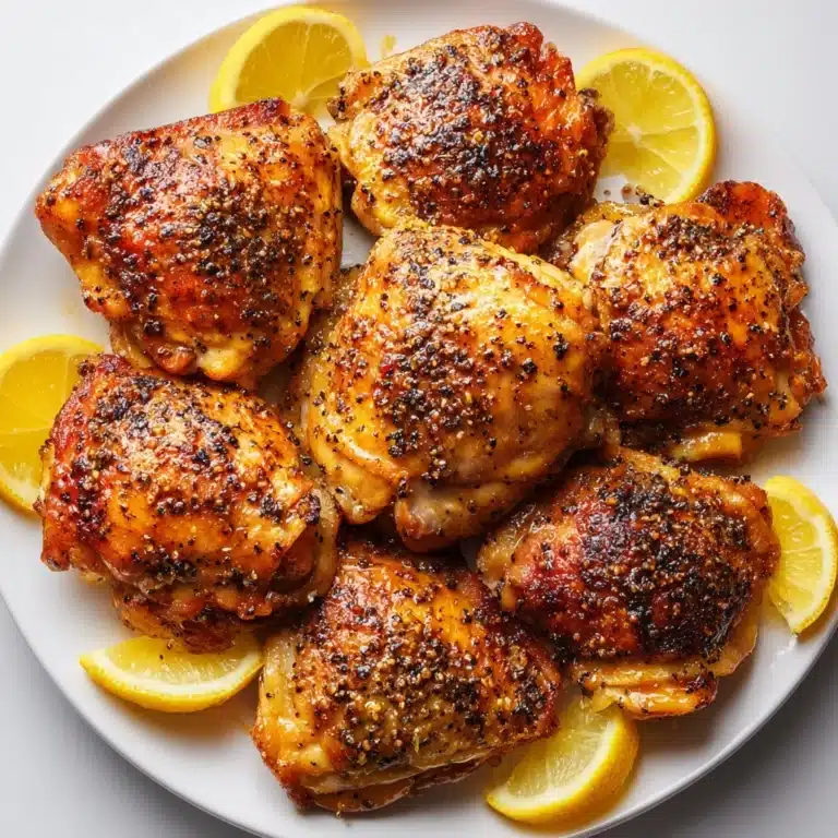 Juicy Baked Chicken Thighs Recipe