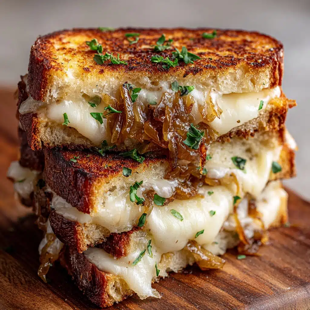 French Onion Grilled Cheese Recipe - Recipe Image
