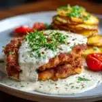 Southern Fried Chicken with Creamy Gravy Recipe