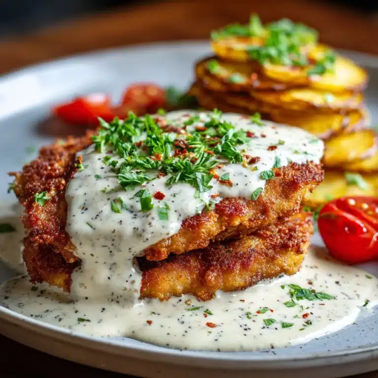 Southern Fried Chicken with Creamy Gravy Recipe