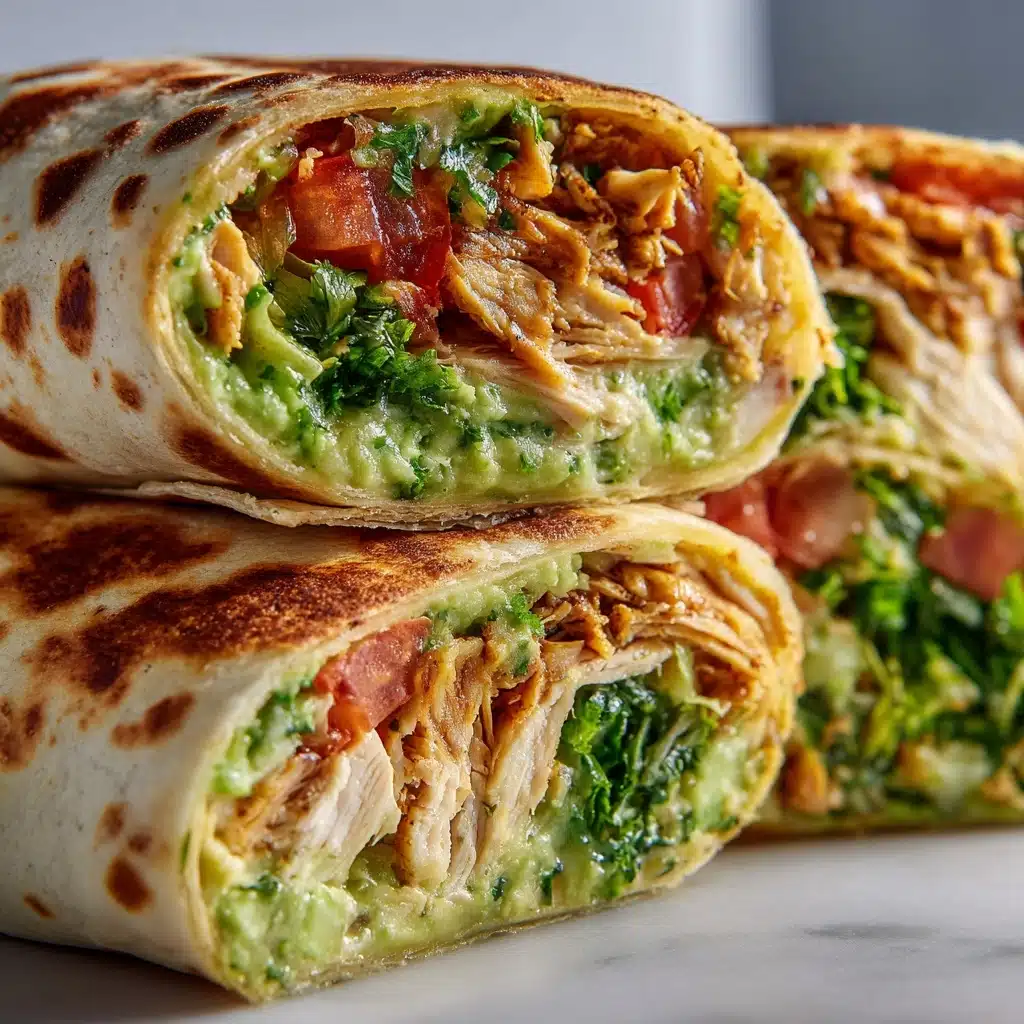 Avocado Chicken Salad Wrap Delight Recipe - Recipe Image