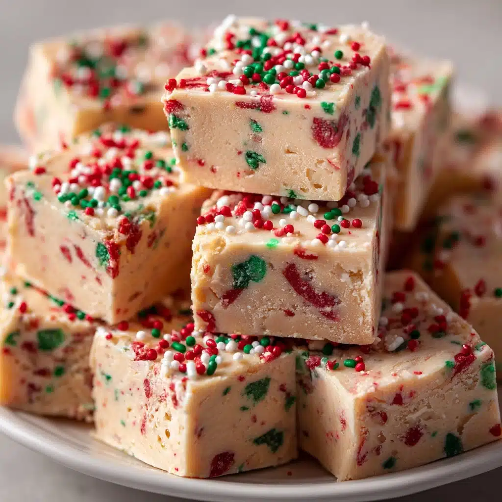 Candy Cane Fudge Recipe - Recipe Image