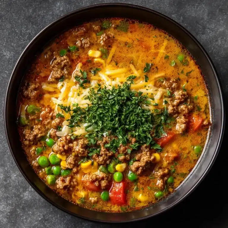 Homemade Delicious Old Fashioned Sausage and Lentil Soup Recipe