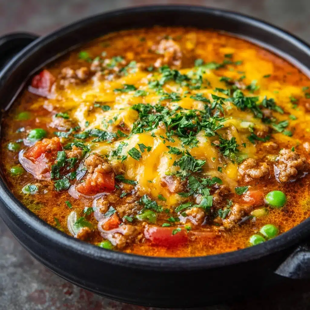 Homemade Delicious Old Fashioned Sausage and Lentil Soup Recipe - Recipe Image