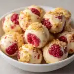 White Chocolate Raspberry Cheesecake Balls Recipe