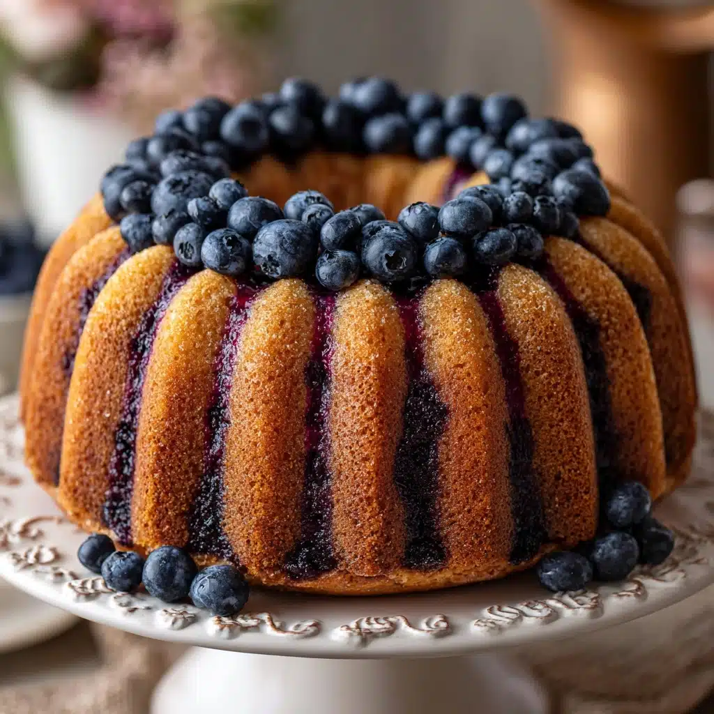Buttermilk Blueberry Breakfast Cake Recipe - Recipe Image