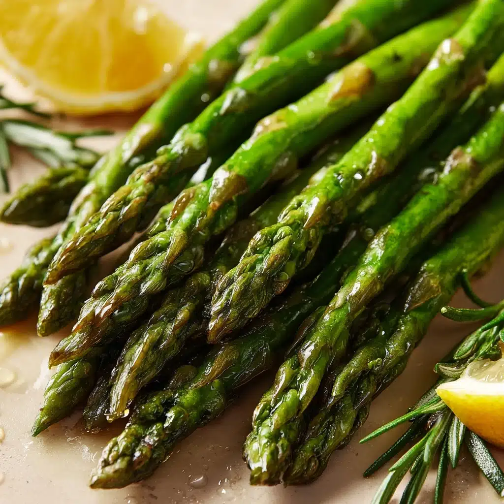 Lemon Asparagus with Rosemary and Garlic Recipe - Recipe Image