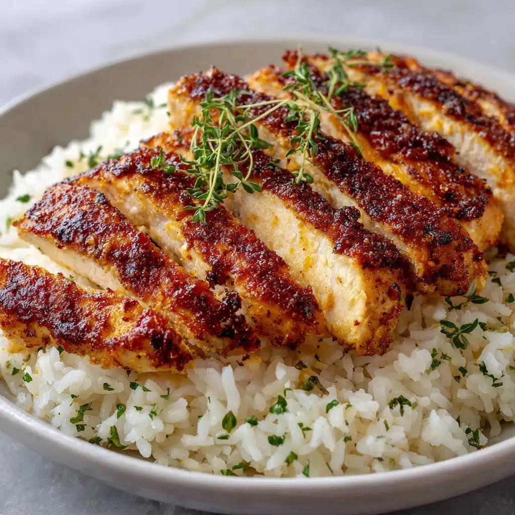 Oven Baked Chicken and Rice Recipe - Recipe Image