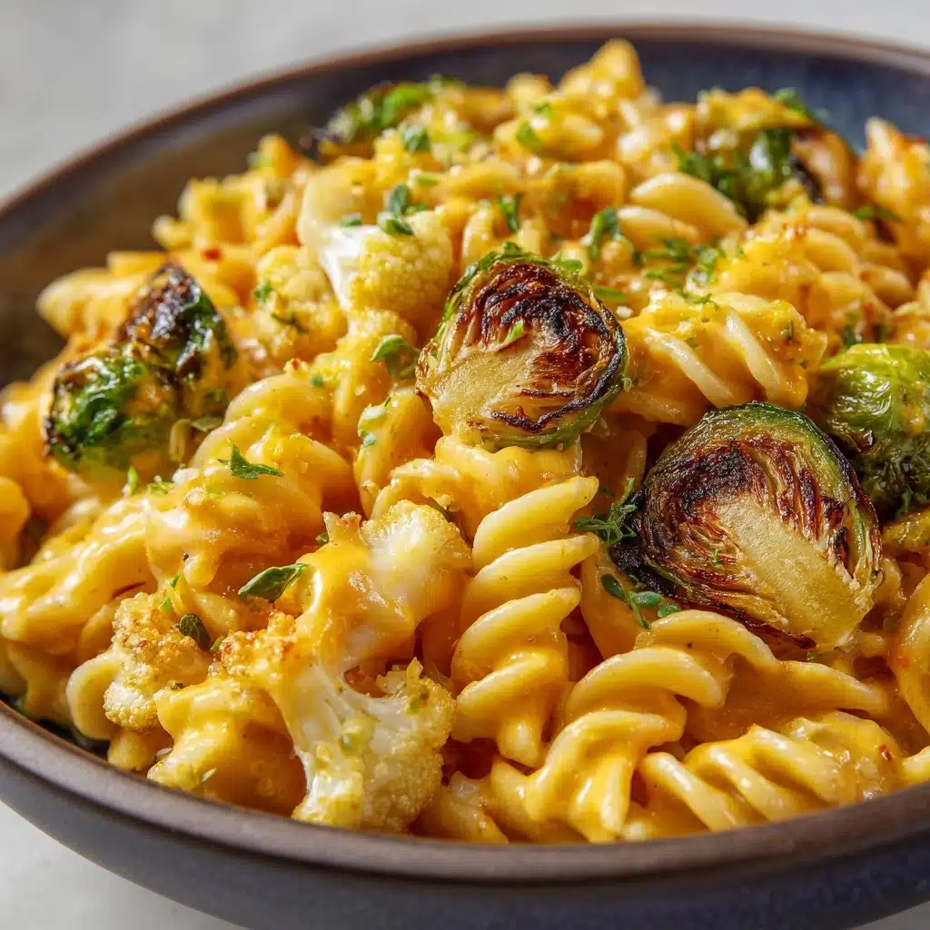 Pumpkin Mac and Cheese with Roasted Veggies Recipe - Recipe Image
