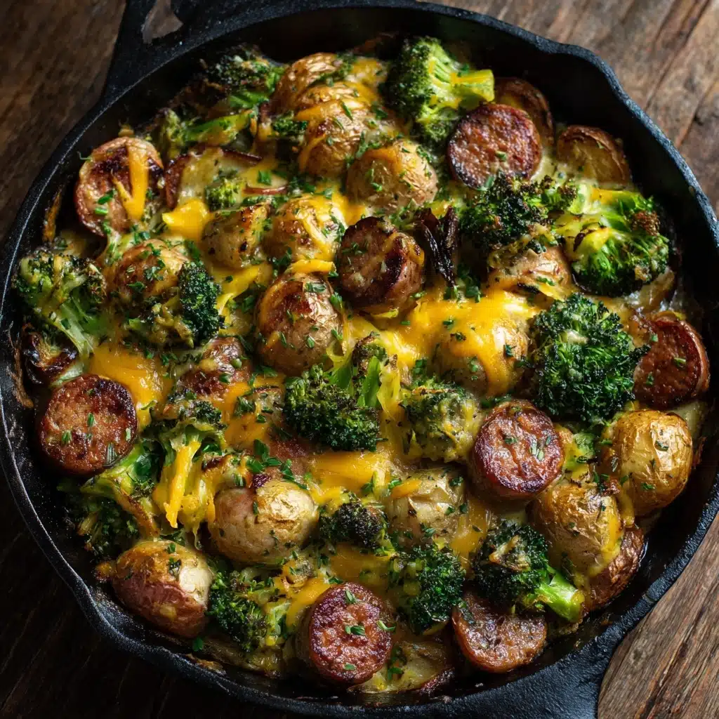 Sausage Potato Broccoli Skillet Recipe - Recipe Image