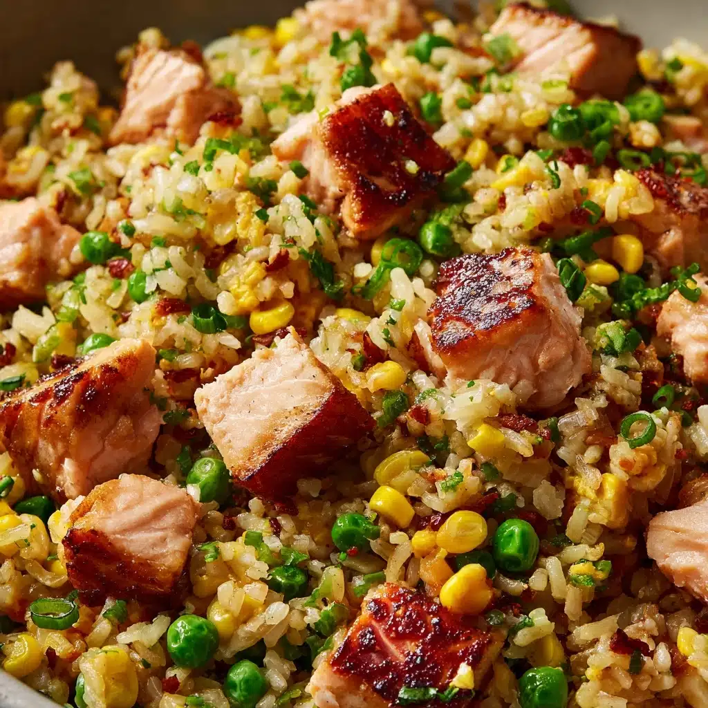 Salmon Fried Rice Recipe - Recipe Image