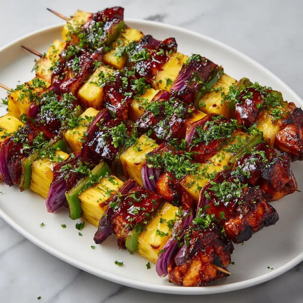 Hawaiian Chicken Kebabs Recipe - Recipe Image