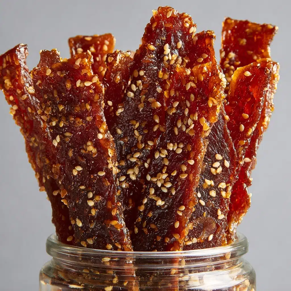 Honey Garlic Chicken Jerky Recipe - Recipe Image