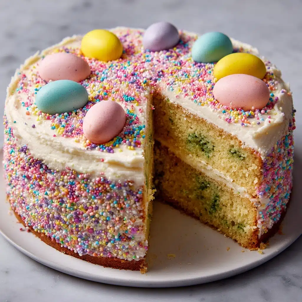 Festive Easter Poke Cake Recipe - Recipe Image
