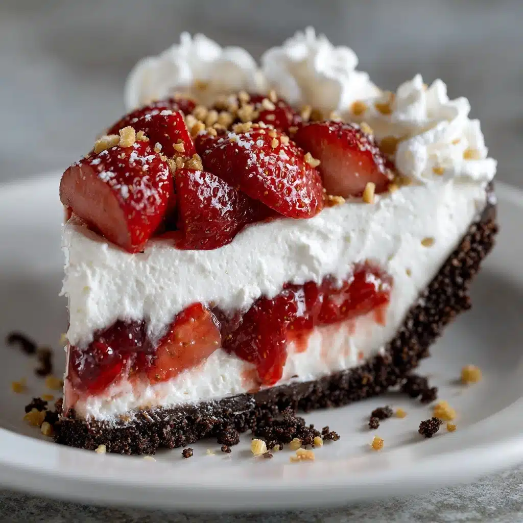 Strawberries & Cream Pie Recipe - Recipe Image