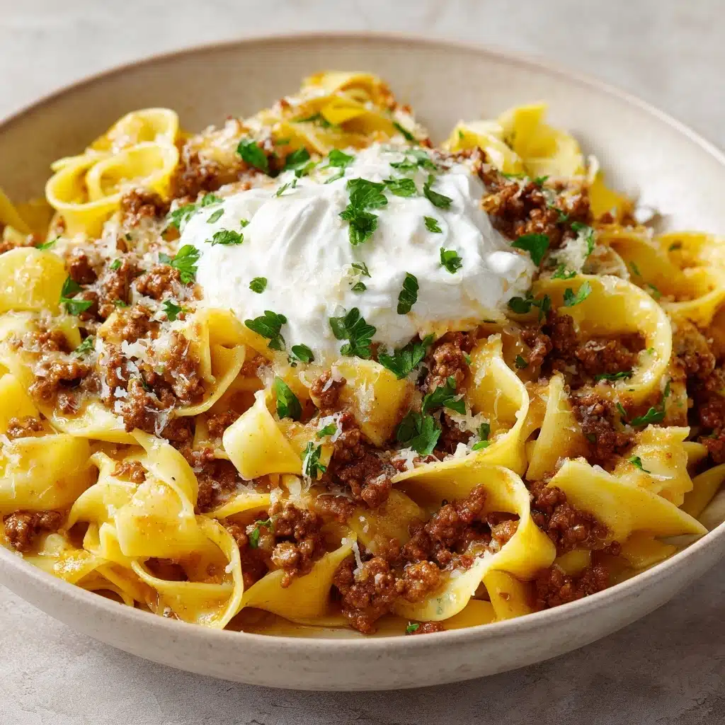 Sour Cream Beef Noodle Casserole Recipe - Recipe Image