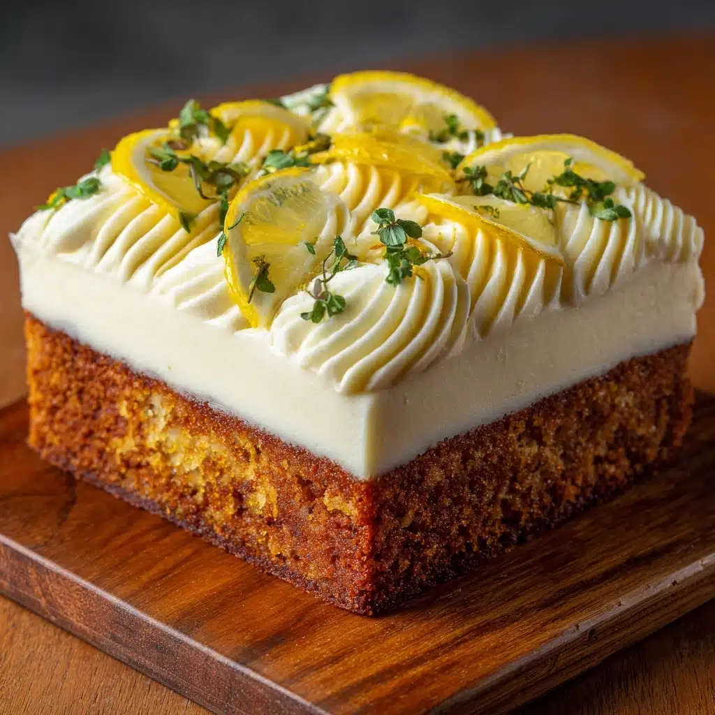 Lemon Cream Cheese Pound Cake with Lemon Cream Cheese Frosting Recipe - Recipe Image
