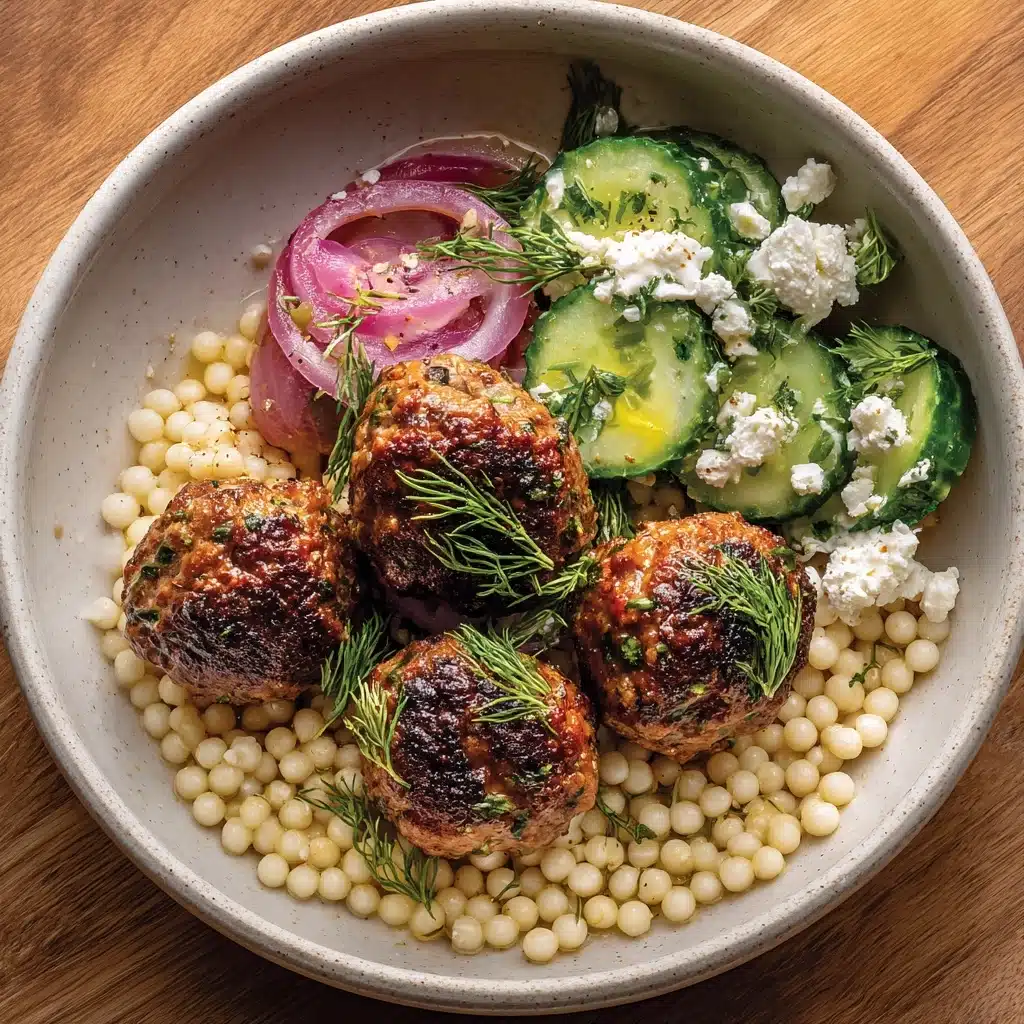 Herby Greek Chicken Meatballs Recipe - Recipe Image