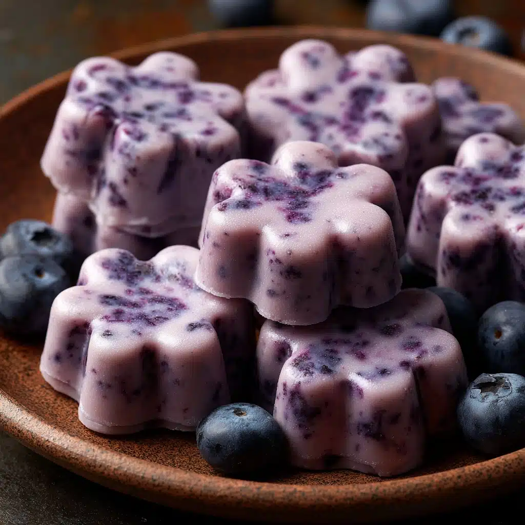 Blueberry Yogurt Paw Treats for Dogs Recipe - Recipe Image
