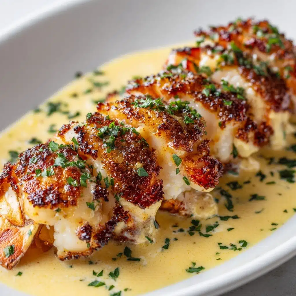 Creamy Garlic Butter Lobster Tails Recipe - Recipe Image