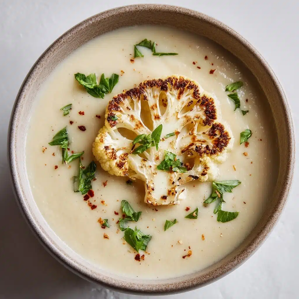 Creamy Roasted Cauliflower Soup Recipe - Recipe Image