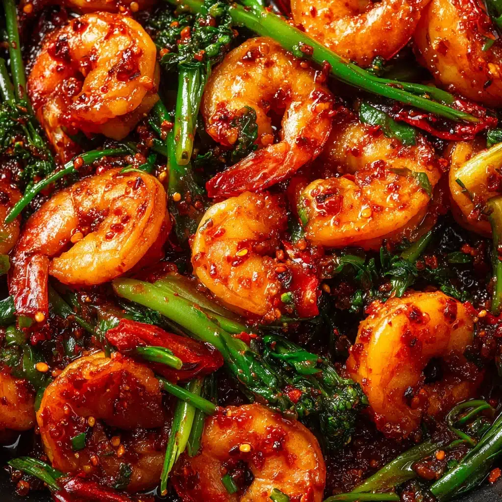 Garlic Shrimp With Chili Crisp Recipe - Recipe Image