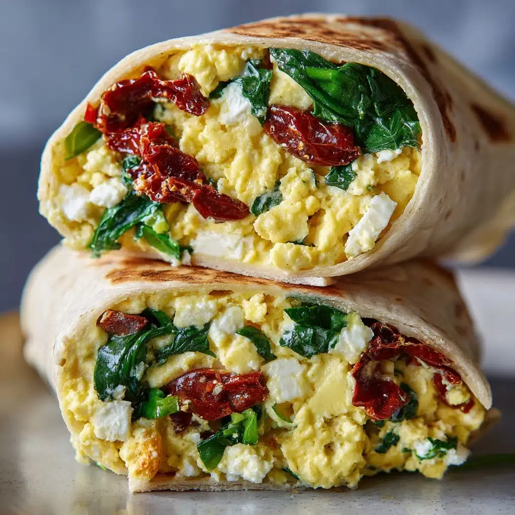 Spinach and Feta Wrap Recipe - Recipe Image