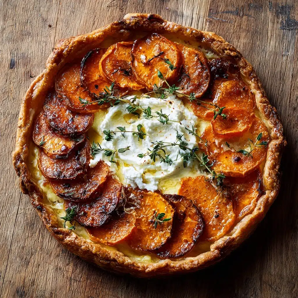 Heirloom Carrot and Whipped Ricotta Tart Recipe - Recipe Image