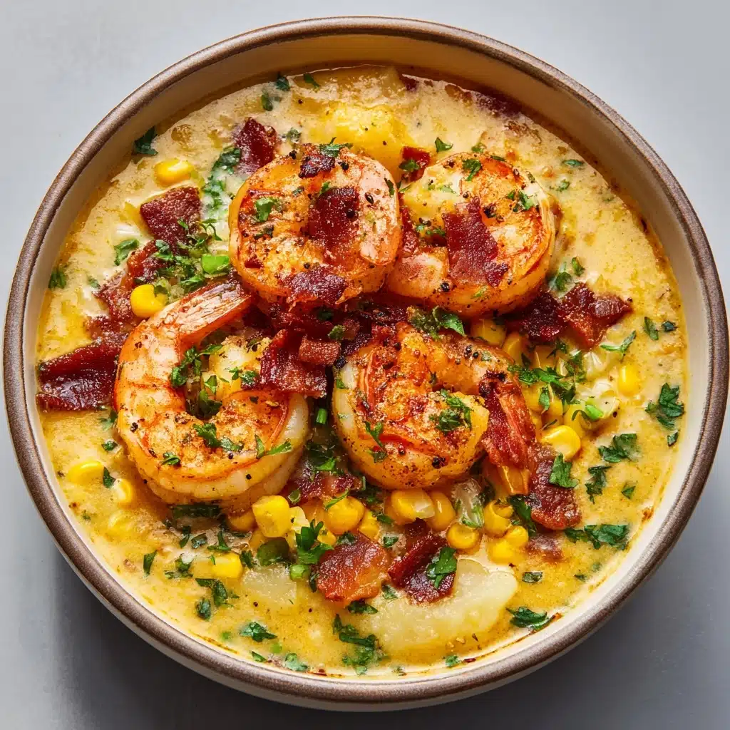 Creamy Potato Shrimp and Corn Chowder Recipe - Recipe Image