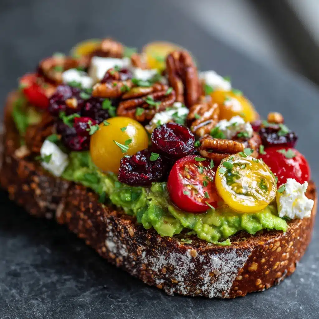 Avocado Toast with Feta Cheese Recipe - Recipe Image