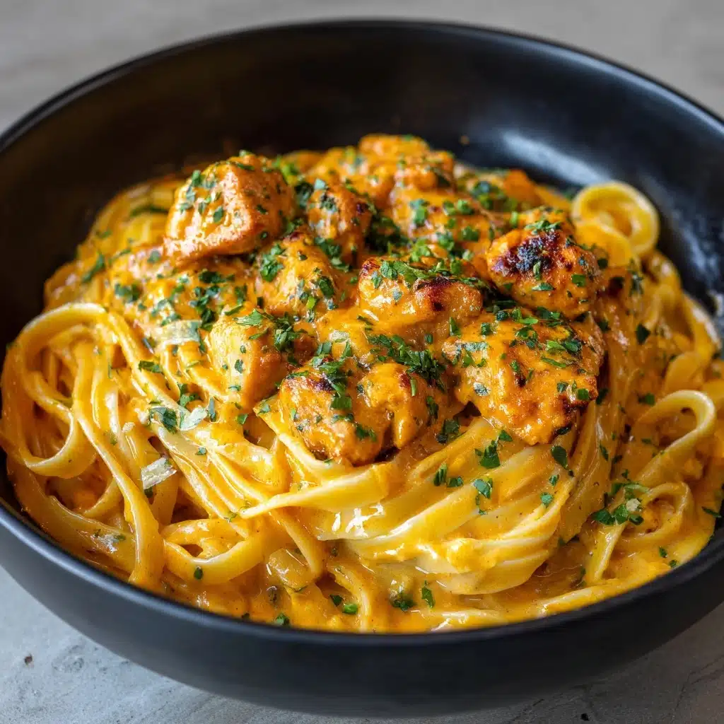 Cowboy Butter Chicken Linguine Recipe - Recipe Image