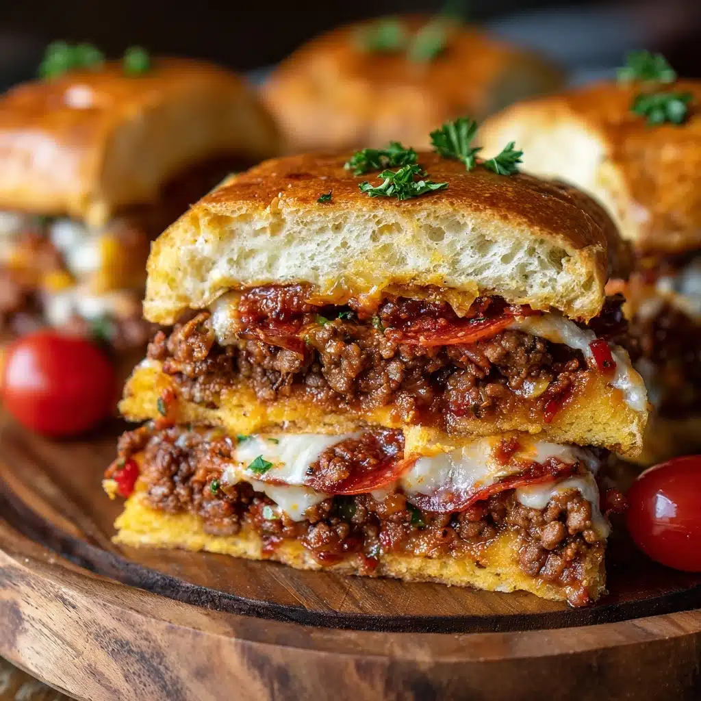 Pepperoni Pizza Sloppy Joes Recipe - Recipe Image